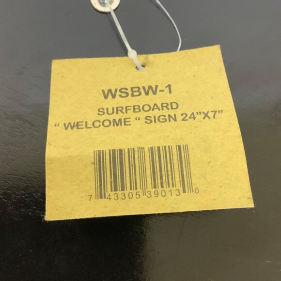 Wooden Surfboard Welcome Sign Handcrafted In Bali By Wet Products Tiki Decor - Picture 8 of 8